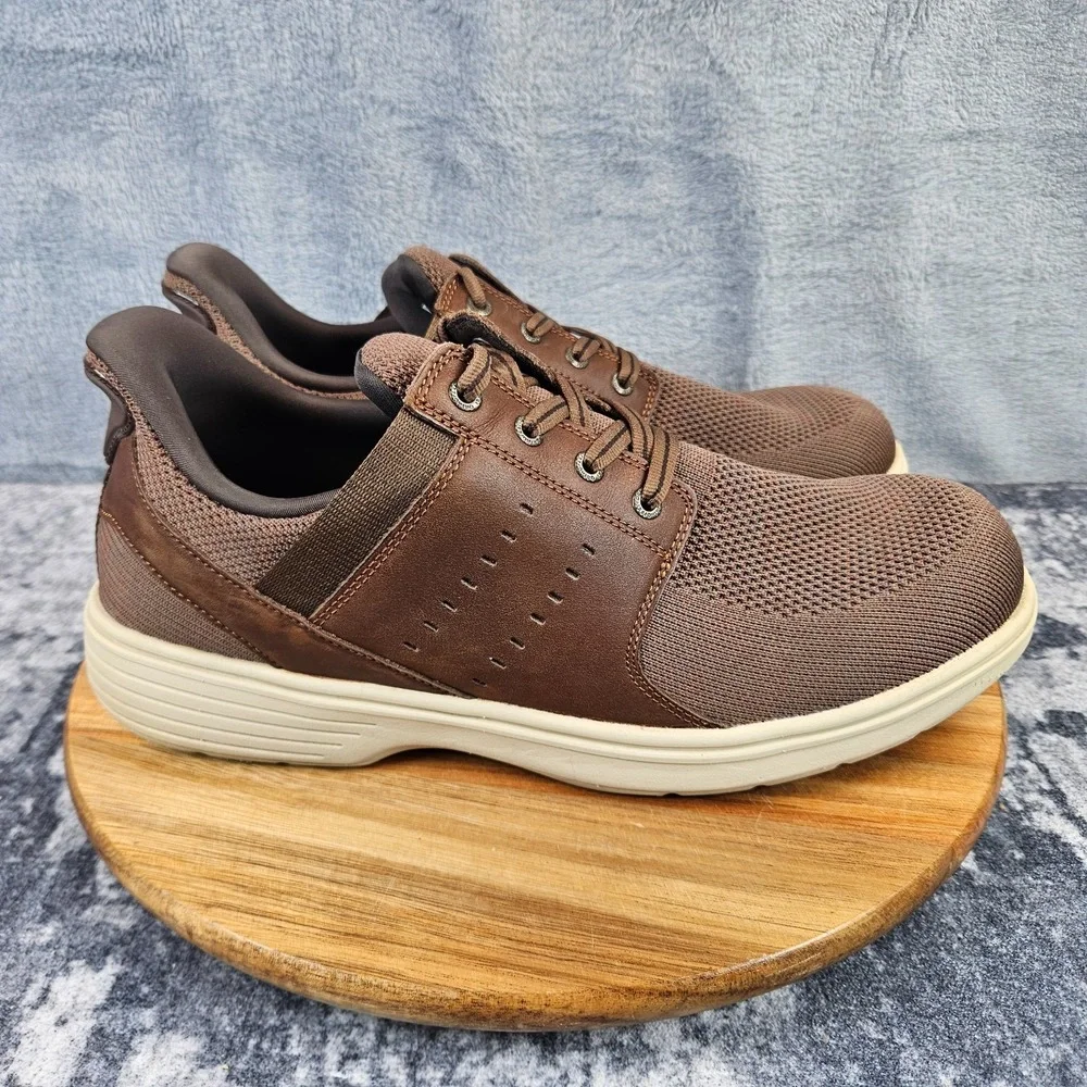 Orthofeet Siron 20217 Diabetic Orthopedic Shoes Walking Brown Mens Size 11.5 D